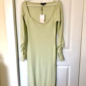 Misguided body on mid maxi length knit dress